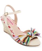 Betsey Johnson Lizzie Wedge Sandals Women's Shoes