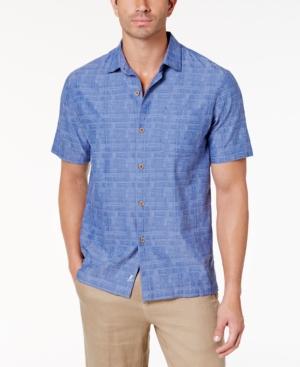 Tommy Bahama Men's Getaway Grid Shirt