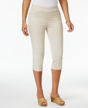Jm Collection Pull-on Capri Pants, Only At Macy's