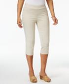 Jm Collection Pull-on Capri Pants, Only At Macy's