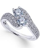 Two Souls, One Love Diamond Anniversary Ring (1-1/2 Ct. T.w.) In 14k White Gold