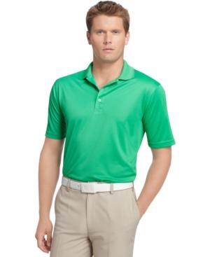 Izod Performance Solid Grid Golf Polo