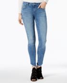 Dl1961 Florence Mid Rise Instascuplt Skinny Frayed-hem Jeans