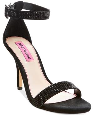 Betsey Johnson Brodway Two-piece Dress Sandals Women's Shoes