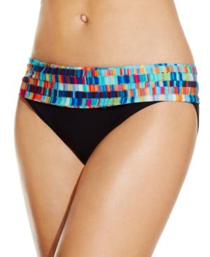 Profile By Gottex Foldover Printed Bikini Bottom Women's Swimsuit