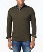Men's Hartford Contrast-trim Long-sleeve Polo, A Star Gift Macy's Exclusive