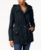 Style & Co Cotton Hooded Utility Jacket, Only At Macy's