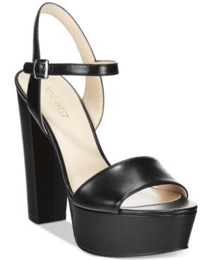 Nine West Carnation Platform Sandals Women's Shoes