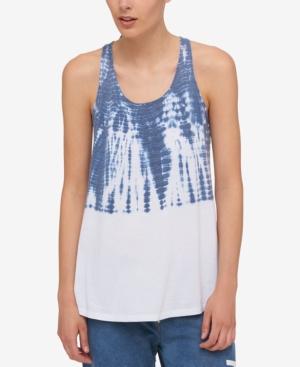 Tommy Hilfiger Sport Tie-dyed Twist-back Tank Top, A Macy's Exclusive Style