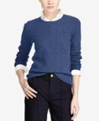 Polo Ralph Lauren Cable Crew-neck Wool/cashmere Blend Sweater