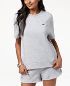 Lacoste Short-sleeve Fleece Sweatshirt
