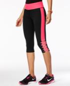 Material Girl Active Juniors' Lace-up Cropped Leggings