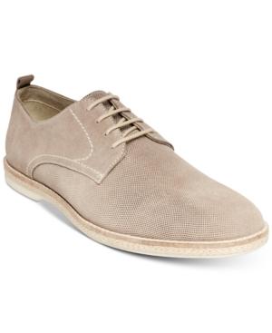 Steve Madden Men's Electro Perforated Suede Oxfords Men's Shoes