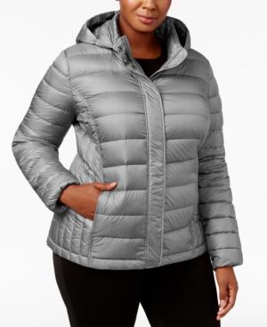 32 Degrees Plus Size Packable Puffer Coat