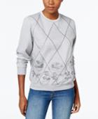 Alfred Dunner Sweet Nothings Quilted Sweatshirt