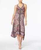 Inc International Concepts Printed Handkerchief-hem Dress, Created For Macy's