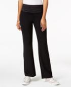 Style & Co Printed-waist Yoga Pants, Only At Macy's