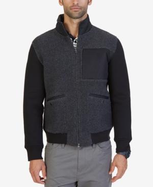 Nautica Men's Mixed-media Track Jacket