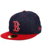 New Era Boston Red Sox Mlb Team Color Denim 59fifty Cap