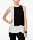 Inc International Concepts Colorblocked Sleeveless Top, Only At Macy's