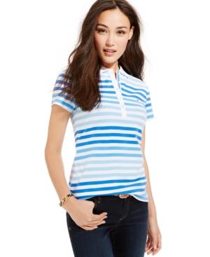 Tommy Hilfiger Multi-stripe Polo Top