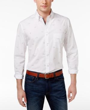 Club Room Men's Shark Print Shirt, Only At Macy's