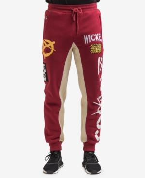 Hudson Nyc Men's Riot Colorblocked Graphic-print Patch Track Pants