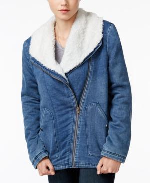 Roxy San Simon Fleece-lined Denim Jacket