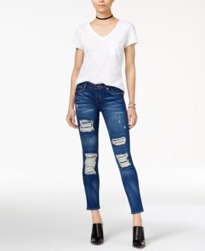 True Religion Halle Ripped Super Skinny Jeans