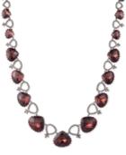 Jenny Packham Hematite-tone Pave & Stone Collar Necklace, 16 + 2 Extender