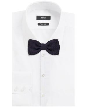 Boss Textured Dot Silk Bow Tie
