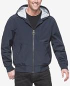 G.h. Bass Men's Hooded Bomber Jacket