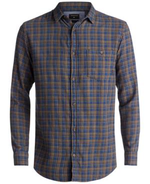 Quiksilver Men's Phaser Setting Longer Length Flannel Shirt