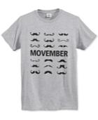 Call Your Mother Men's Movember 'stache T-shirt