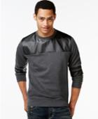 Univibe Doheny Faux-leather Sweater
