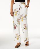 Thalia Sodi Printed Wide-leg Pants, Only At Macy's