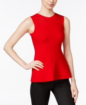 Armani Exchange Peplum Knit Top