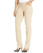 Jm Collection Curvy Fit Straight-leg Pants