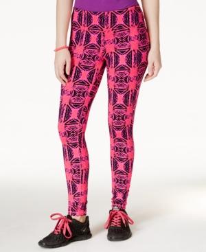 Material Girl Active Juniors' Printed High-waist Leggings, Only At Macy's