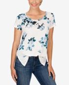Lucky Brand Floral-print T-shirt