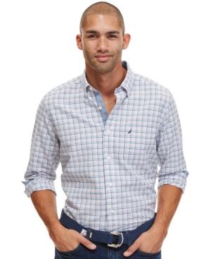 Nautica Men's Tattersall Oxford Shirt