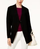 Alfani Single-button Sweater Coat, Created For Macy's