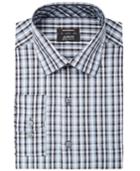 Alfani Men's Regular Fit Performance Stretch Small Pixel Print Shirt, Created For Macy's