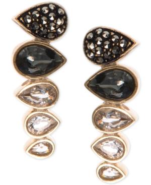 Judith Jack 10k Gold-plated Sterling Silver Multi-crystal Ear Climber Earring