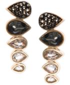 Judith Jack 10k Gold-plated Sterling Silver Multi-crystal Ear Climber Earring