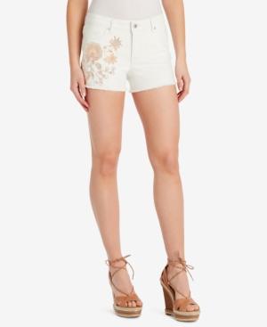 Jessica Simpson Juniors' Cherish Embroidered Shorts