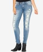 Silver Jeans Co. Tuesday Ripped Indigo Wash Skinny Jeans