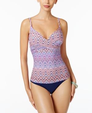 Island Escape Gemini Underwire Tankini Top Women's Swimsuit