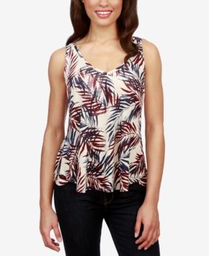 Lucky Brand Palm Leaf-print Tank Top