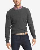 Izod Men's Waffle-knit Crew-neck Sweater